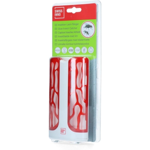 Swissinno Mini Glue Catcher Lijmval met UV-licht UV-lamp, Plakfolie 4 W Wit-rood 1 stuk(s)