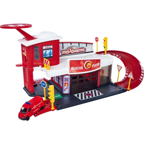 Majorette Hulpdienstvoertuig Kant-en-klaar model Parkeergarage (model)