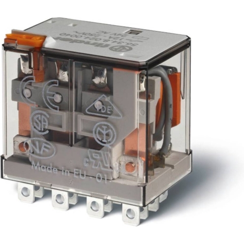 Finder 56.34.8.230.4040 Steekrelais 230 V/AC 12 A 4x wisselcontact 1 stuk(s)