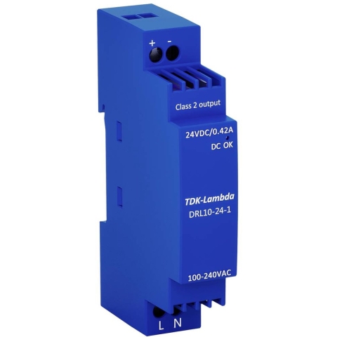 TDK-Lambda DRL10-24-1 DIN-rail netvoeding 24 V 0.42 A 10 W Inhoud: 1 stuk(s)