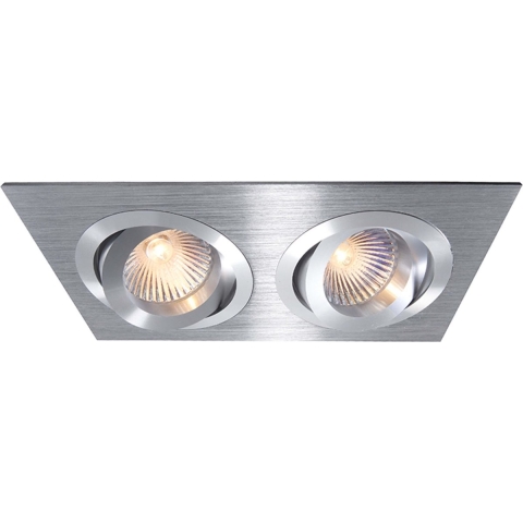 Deko Light Einbauring 175 GU5.3 111821 Plafondinbouwring LED, Halogeen GU5.3, MR16 50 W Zilver