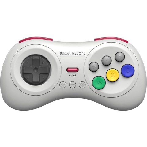 8Bitdo M30 Bluetooth Gamepad - White