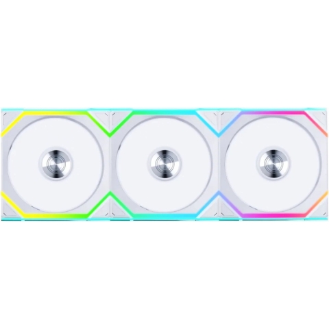 Lian Li Lian Li UNI FAN SL Wireless ARGB PWM Lüfter, 3er-Pack inkl. Controller - 120 mm PC-ventilator Wit (b x h x d) 120 x 124.5 x 28 mm