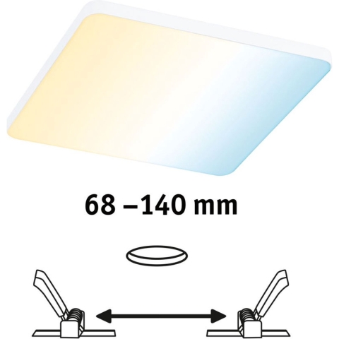 Paulmann PAULMANN 79958 LED-inbouwpaneel 15.5 W Warmwit Wit