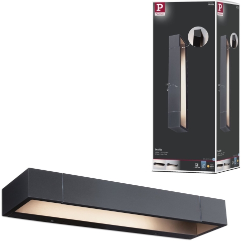 Paulmann Lucille 71204 Wandlamp voor badkamer 11 W Warmwit Zwart