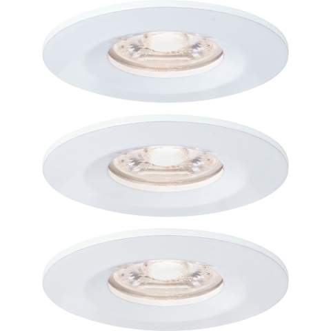 Paulmann 94299 EBL Nova mini Coin LED-inbouwlamp Set van 3 stuks 4 W Wit