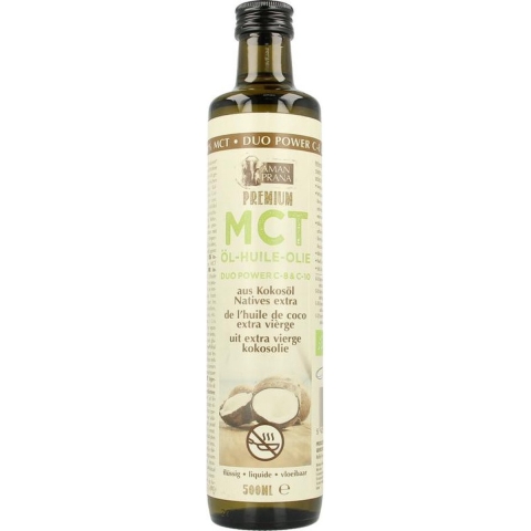Aman Prana Premium MCT Olie uit Extra Vierge Kokosolie
