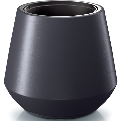 Prosperplast Plantenpot Sevilla - kunststof - antraciet - D40 cm