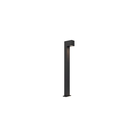 QAZQA Industriële staande buitenlamp donkergrijs 80 cm IP44 - Baleno