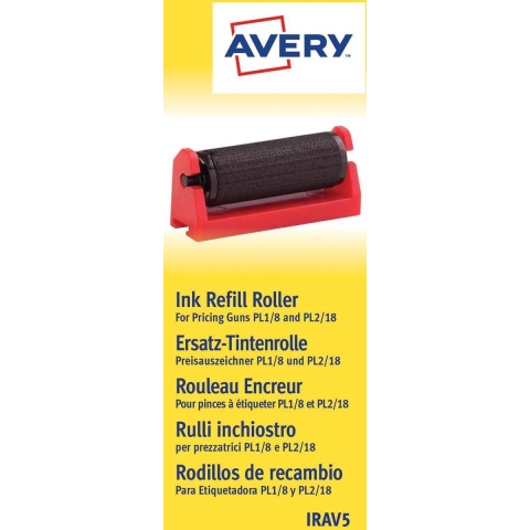Avery AV-IRAV5 Inktrol Voor Prijstang PL1/8 En PL2/18 5 Stuks