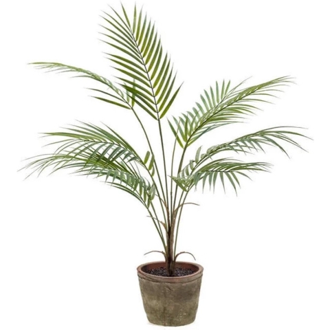 Kunstplant palmboom 70 cm groen in pot -