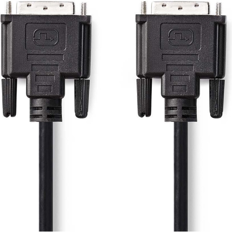 Nedis CCGP32000BK100 Dvi-kabel Dvi-d 24+1-pins Male - Dvi-d 24+1-pins Male 10 M Zwart