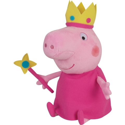 Pluche Peppa Pig/Big prinses knuffel 24 cm speelgoed -