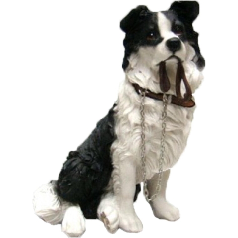 Dierenbeeld Border collie hond 18 cm -