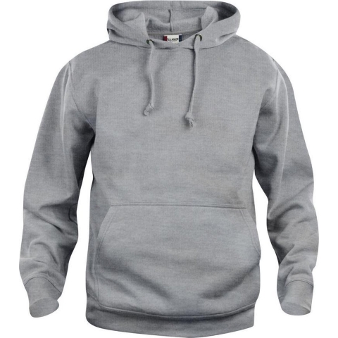 Clique 021031 Basic Hoody - Grijsmelange - 4XL