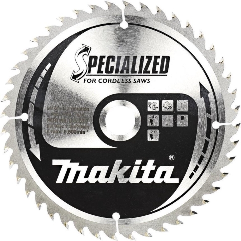 Makita Accessoires Cirkelzaagblad Hout | Specialized 165x20x1,45 44T 23g - B-53229 B-53229