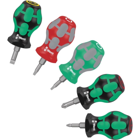 Wera Stubby | set 3 | Schroevendraaierset | 5-delig - 05008872001