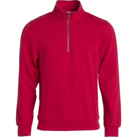 Clique 021033 Basic Half Zip - Rood - XXL