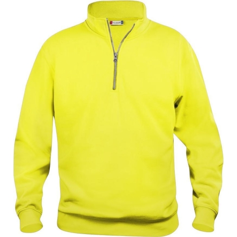 Clique 021033 Basic Half Zip - Signaalgeel - 3XL
