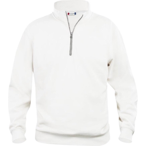 Clique 021033 Basic Half Zip - Wit - XS
