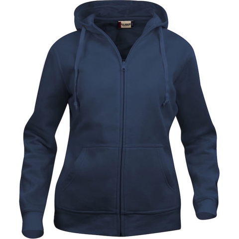 Clique 021035 Basic Hoody Full zip ladies - Dark Navy - XXL