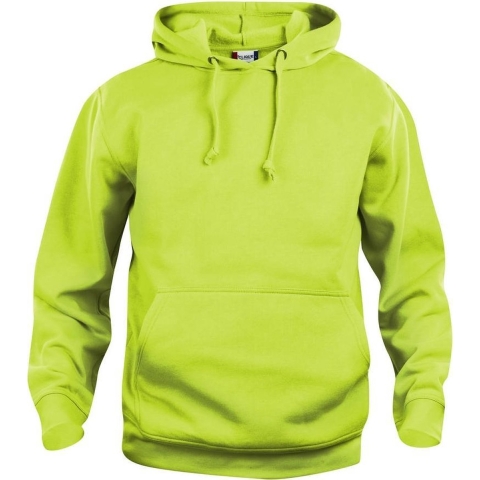Clique 021031 Basic Hoody - Signaalgroen - 3XL