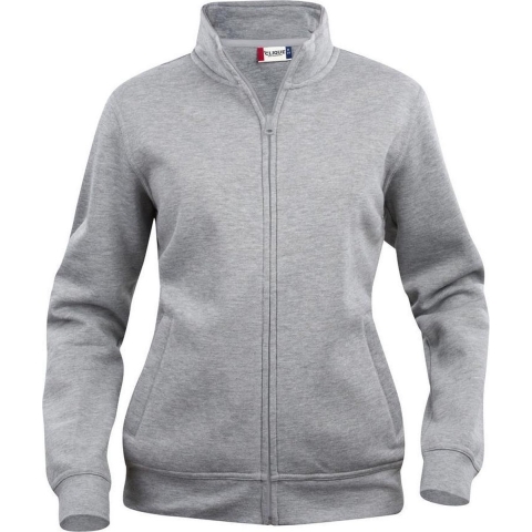 Clique 021039 Basic Cardigan Ladies - Grijsmelange - M