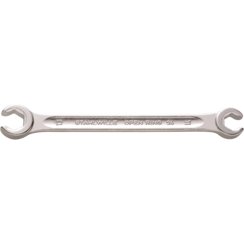 Stahlwille Dubbele ringsleutel | 11 x 13 mm 170 mm | met 6kant | 1 stuk - 41081113 41081113