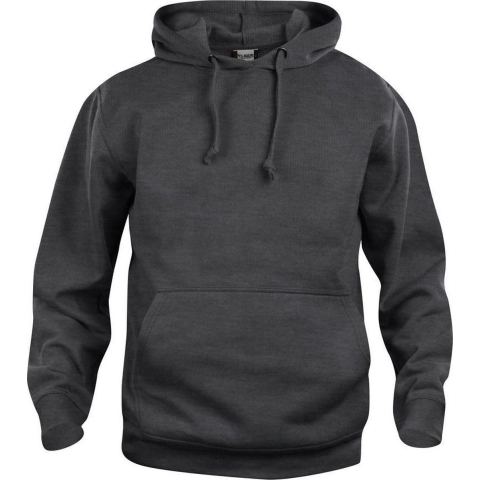 Clique 021031 Basic Hoody - Antraciet Melange - S