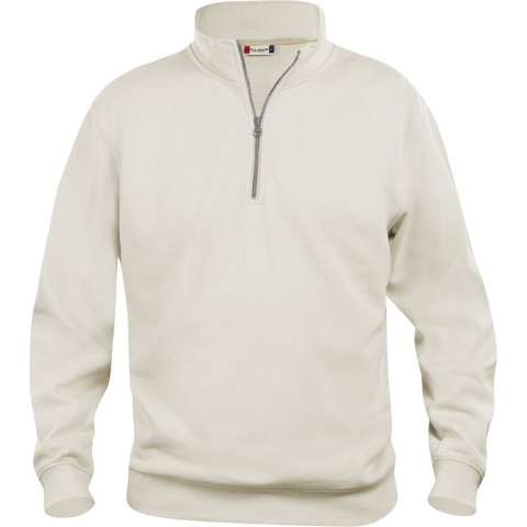 Clique 021033 Basic Half Zip - Licht Khaki - XXL