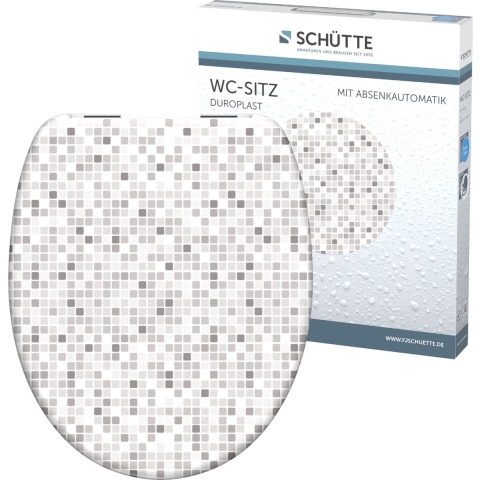 EISL MOSAIK Duroplast WC-Bril met soft-close | grijs - ED82118 ED82118