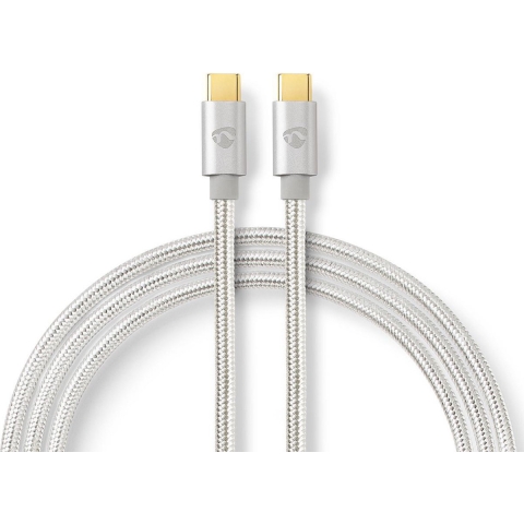 Nedis USB-Kabel | USB-C Male naar USB-C Male | 5 Gbps | 1 m | 1 stuks - CCTB64700AL10 CCTB64700AL10