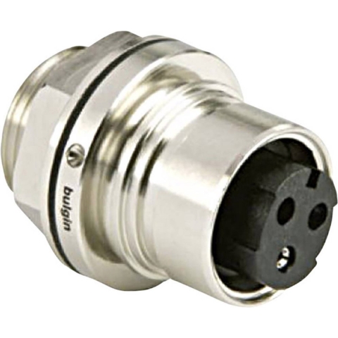 Bulgin PXM6012/03P/CR Ronde connector Stekker, inbouw Totaal aantal polen: 2 + PE Serie (ronde connectoren): Buccaneer 6000 1 stuk(s)