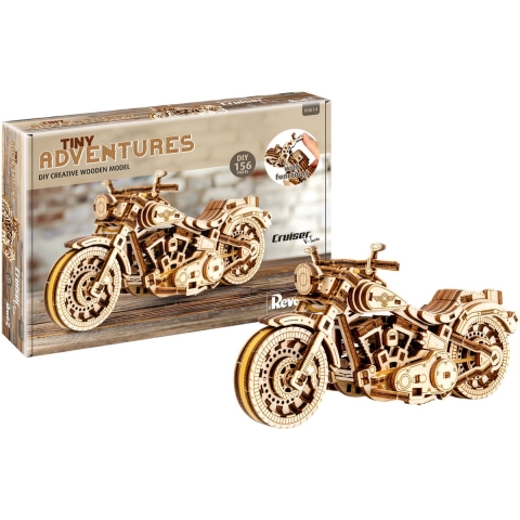 Revell Tiny Adventures - Cruiser V-Twin (houten bouwset)
