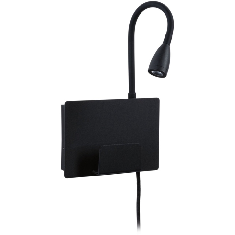 Paulmann Halina 71101 Wandlamp 2.4 W LED Zwart (mat)