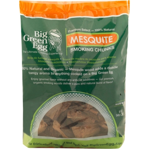 Big Green Egg - Rookchunks mesquite Big Green Egg