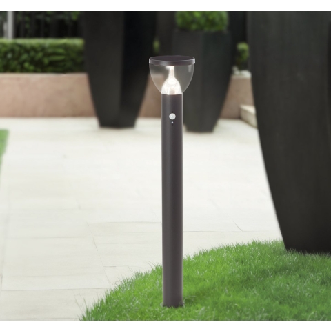 Brilliant G40412/06 Tulip Staande lamp op zonne-energie met bewegingsmelder 3 W Warmwit Zwart