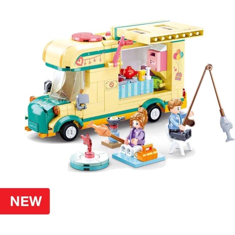 Sluban camper (girl's dream) bouwstenen set