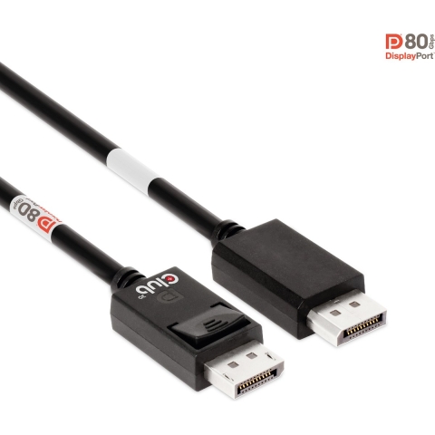 club3D CAC-1091 DisplayPort-kabel DisplayPort Aansluitkabel DisplayPort-stekker 1.20 m Zwart