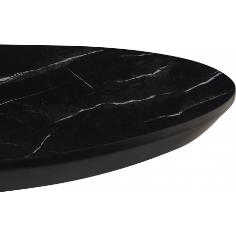 Salontafel Nyborg Lille - Zwart - MDF - 98x32x58cm (BxHxD)