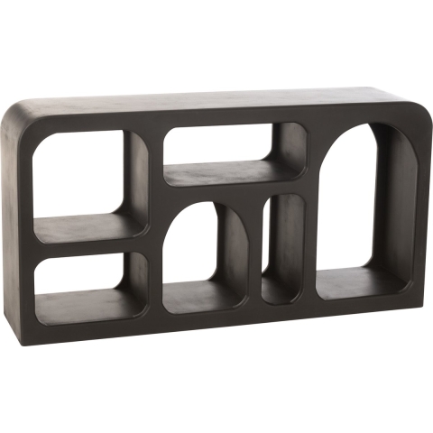 J-Line console Cave - hout - zwart