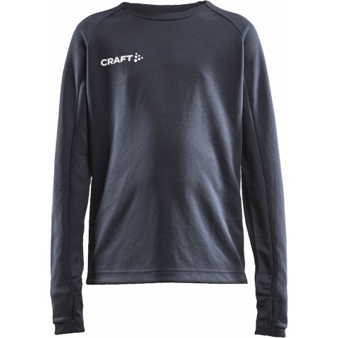 Craft 1910162 Evolve Crew Neck Jr - Asphalt - 146/152