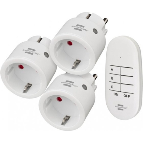 Brennenstuhl Comfort-Line Mini-Schakelaarset 3x IP20 - 1507070