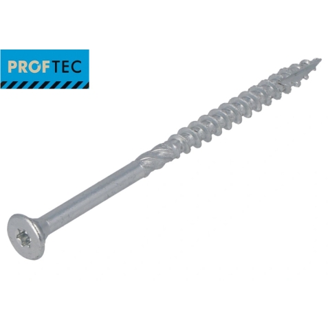 Proftec Spaanplaatschroef Vz Pk +Snijpunt Torx TX20 (+Bit) 5.0X80/42 | 500 stuks - 5289.01.42401
