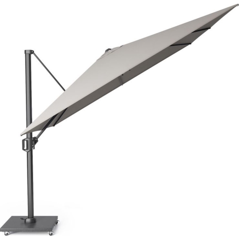 Zweefparasol Challenger T1 premium 4x3 meter Manhattan zonwering - Platinum