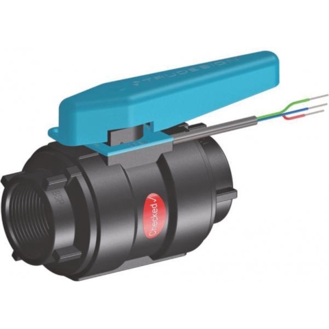 TruDesign Kogelkraan 50 mm (2 inch) BSP schroefdraad met sensor kunststof