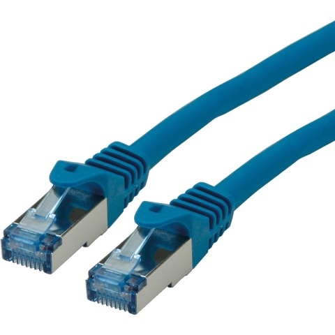 ROLINE Patchkabel Cat.6A S/FTP (PiMF), Component Level, LSOH, blauw, 10 m