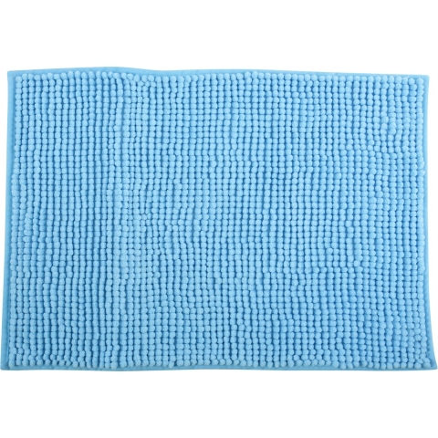 MSV Badkamerkleed|badmat voor op de vloer - lichtblauw - 60 x 90 cm
