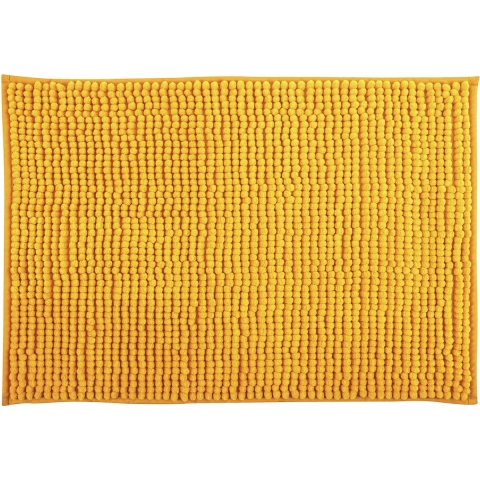 MSV Badkamerkleed|badmat voor op de vloer - saffraan geel - 60 x 90 cm