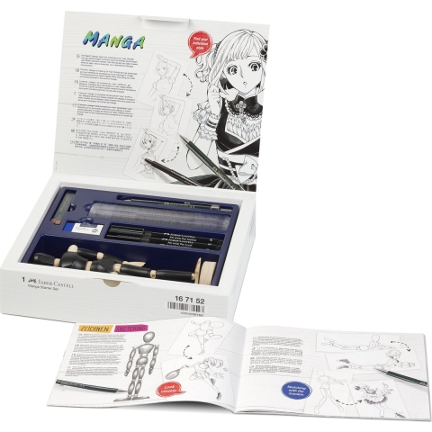 Faber Castell FC-167152 Tekenstift Faber-Castell Pitt Artist Pen Manga Starterset